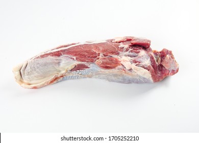 Beef Tender Chuck Isolated On White.