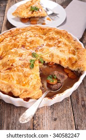 beef and vegetable pie