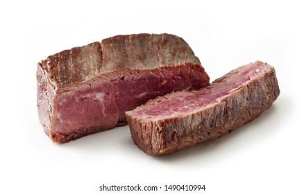 Beef Wagyu Steak Meat Isolated On White Background