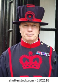  Beefeater At Tower Of London, England