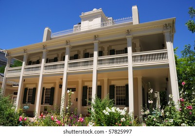 Beehive House A Historic Residence Of The Mormon Church In Salt Lake City,Utah