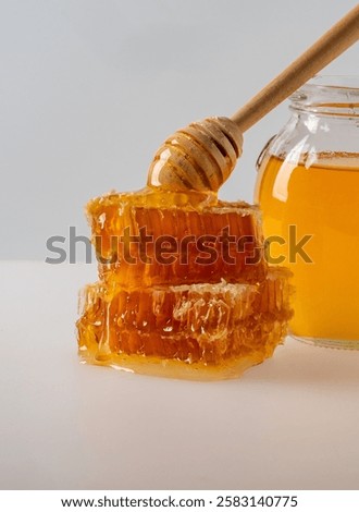 Beekeeping, beekeeper at work, bees in flight