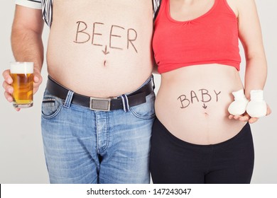 Beer And Baby Stomach