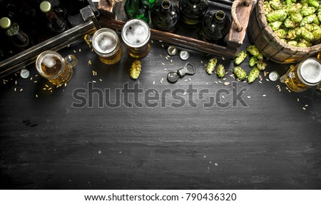 Similar – Image, Stock Photo beer Beverage Beer