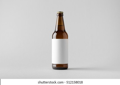 Beer Bottle Mock-Up - Blank Label - Shutterstock ID 512158018