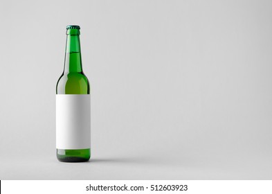 Beer Bottle Mock-Up - Blank Label