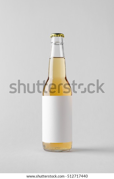 Beer Bottle Mockup Blank Label Stock Photo Edit Now 512717440