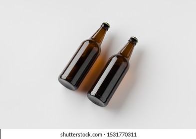 Download Psd Mockups 500ml Amber Beer Bottle Object Mockups Yellowimages Mockups