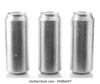 Beer Can Isolated On White Background