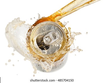 Beer Can Splash, Top View