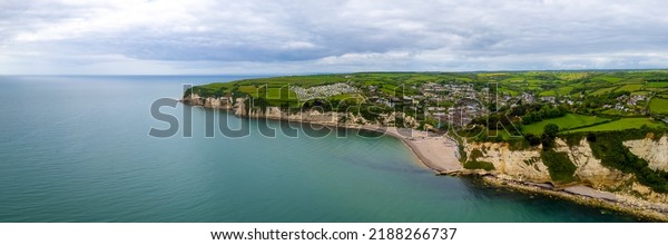 Beer, Devon - Drone\
Aerial Panoramic Photo