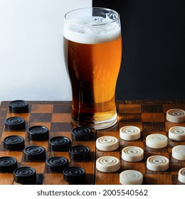 Beer Foam Chess Board Checkers Stock Photo (Edit Now) 2005540562