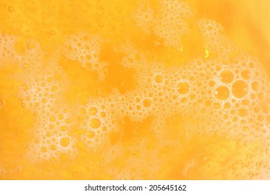 Beer Foam Texture Close Up