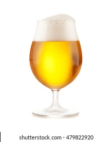 Beer Glass On White Background