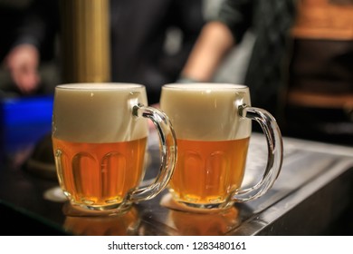 beer lager in the brewery