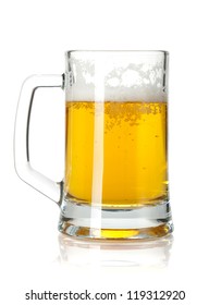 Beer Mug. Isolated On White Background