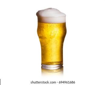 Beer On White Background