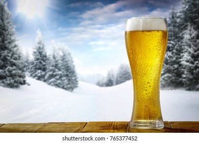 Beer And Winter Time 