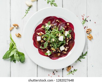 Beet Carpaccio With Feta