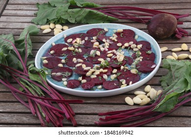 Beet Carpaccio As Healthy Vegan Food