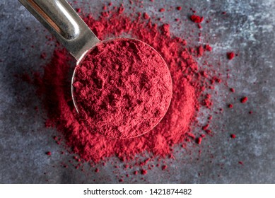 Beet Powder In A Teaspoon