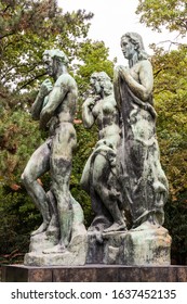 Beethoven Memorial From Georg Kolbe In Frankfurt (Germany) At The Taunus Park.