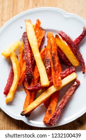 Beetroot, Carrot, Parsnip Fries