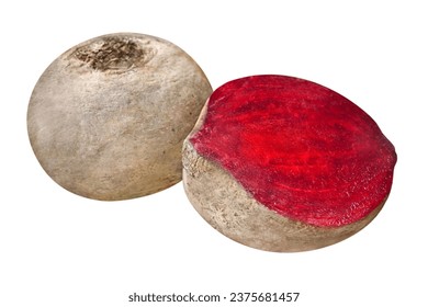 Beetroot isolated on white background 
