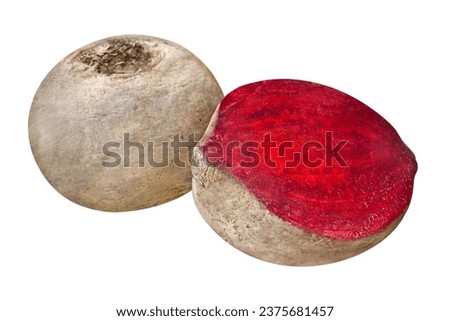 Beetroot isolated on white background 