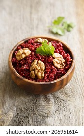 Beetroot Relish With Nuts And Herbs