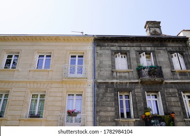 Before And After Cleaning Building Home Facade And Between Cleaning Wash House Facade Dirty 