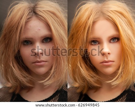 before and after editing