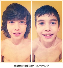 Before And After Haircut - With Instagram Effect