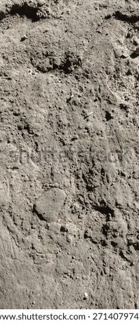Begron cement has a unique texture
