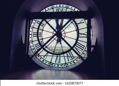 behind the Musée D’Orsay Clock