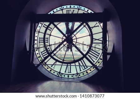 behind the Musée D’Orsay Clock