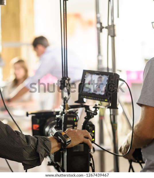Behind Scenes Camera When Shooting Film Stock Photo (Edit Now) 1267439467