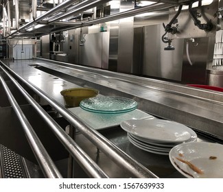 Behind The Scenes In A Commercail Kitchen That Prepares Thousands Of Meals Every Day.