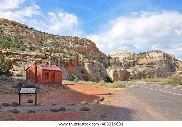 Behunin Cabin Capitol Reef National Park Stock Photo Edit Now