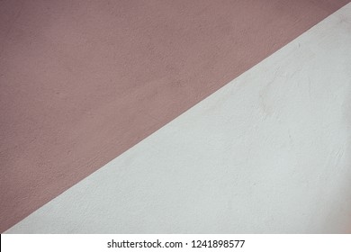 Beige And Brown Two Tone Painted Wall Background