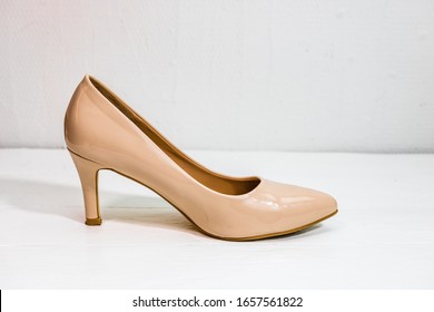 beige color shoes