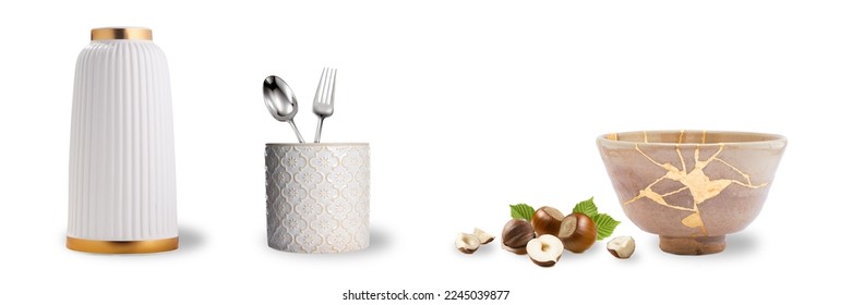 Beige High Resolution Home Decoration And Ceramic Wall Tiles,isolated,white background - Shutterstock ID 2245039877