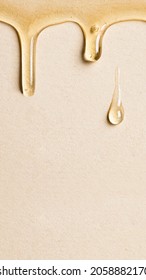 Beige IPhone Wallpaper Abstract Dripping Oil Background