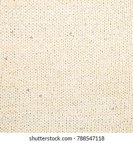 Beige Knitted Wool Texture Pattern.