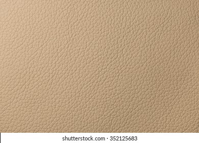 Beige Leather Texture From Car Seats On Background