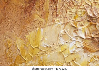 Beige Oil Painting Texture