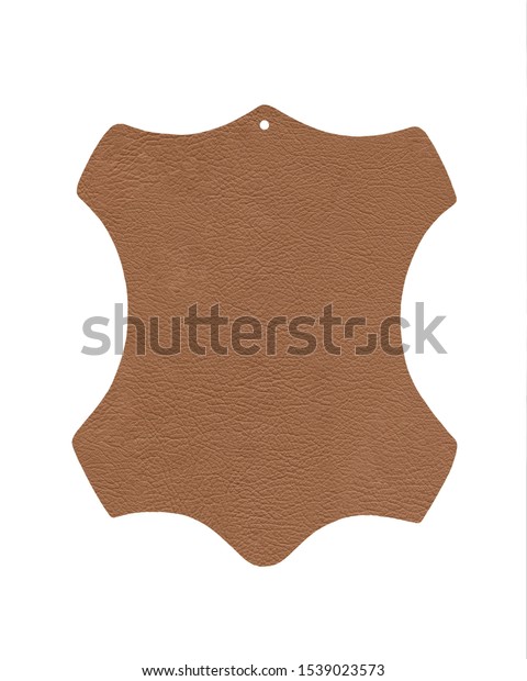 Beige Original Leather Sign Made 100 Stock Photo Edit Now 1539023573