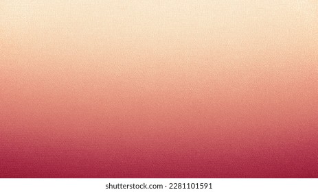 Beige pink peach coral abstract background with space. Color gradient. Blurred stripes, lines. Rough grainy texture. Matte. Elegant colorful vintage.