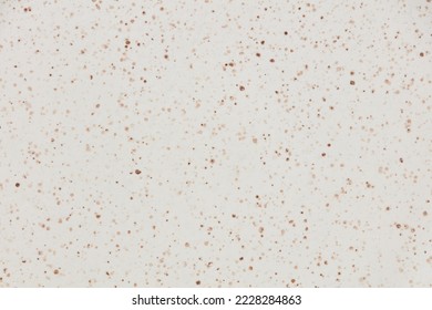 Beige and white ceramic texture of plate with brown dots. - Shutterstock ID 2228284863