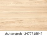 beige wood texture with natural pattern, light wooden background.